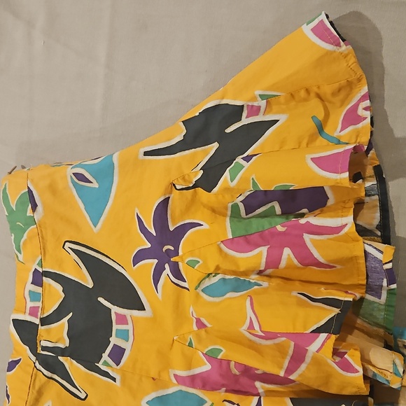 Zara Colorful Ruffled Shorts Size L - Picture 4 of 9